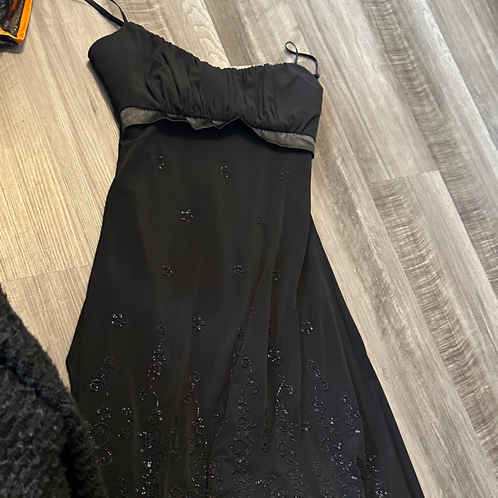 Ruby Rox Strapless Black Dress